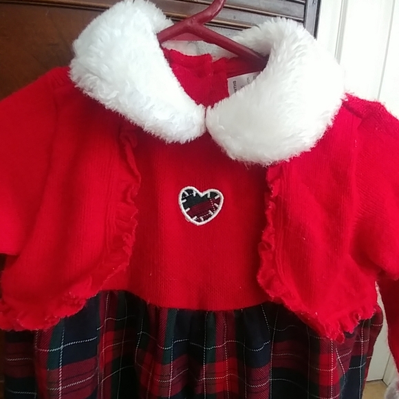 Girls 24 month Christmas Ugly Sweater Romper - Picture 2 of 6
